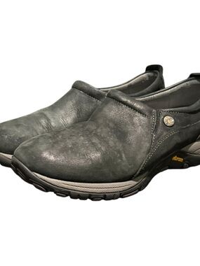 Dansko Patti Women's Size 6.5 Black Casual Walking Leather Slip On Clog Shoes